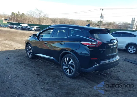 2018 Nissan Murano Platinum z USA, uszkodzony, nr VIN 5N1AZ2MH7JN127737
